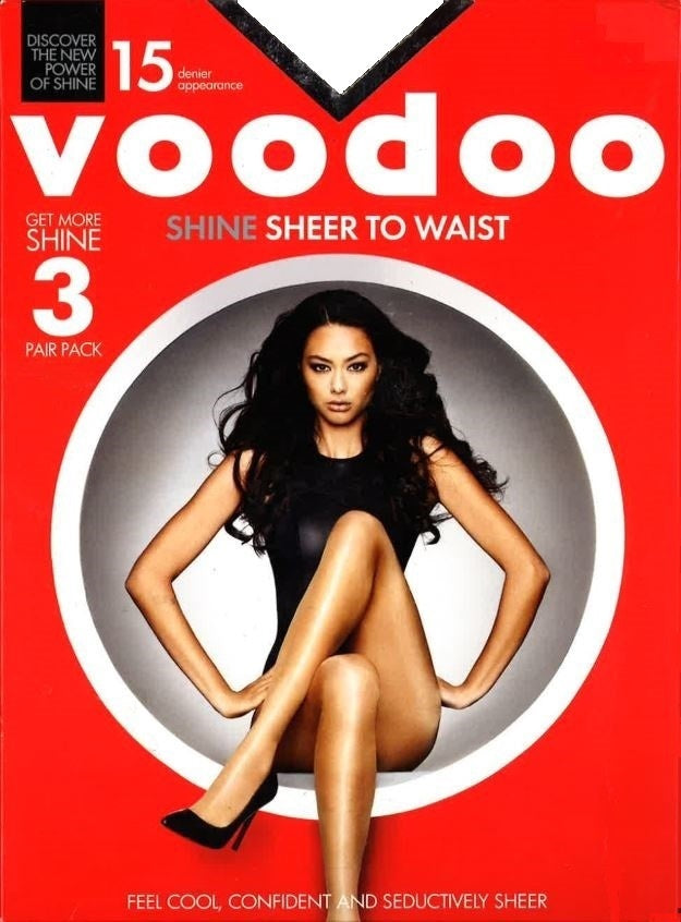 EGV Voodoo Shine Sheer Waist Cele 3 pk