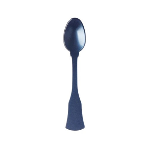 Acrylic Expresso Spoon 10.5 cm - Steel Blue