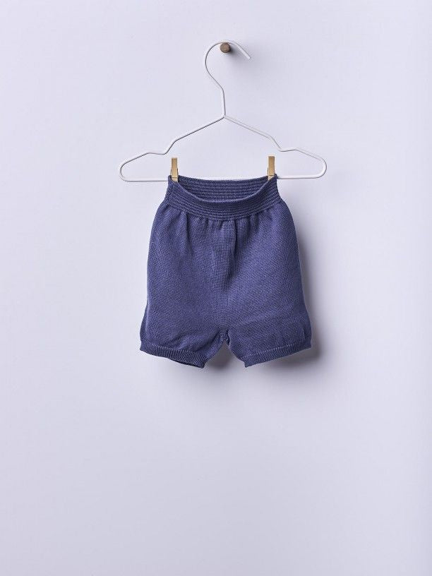 Wedoble Shorts Knitted in Organic Cotton Graystone 36M
