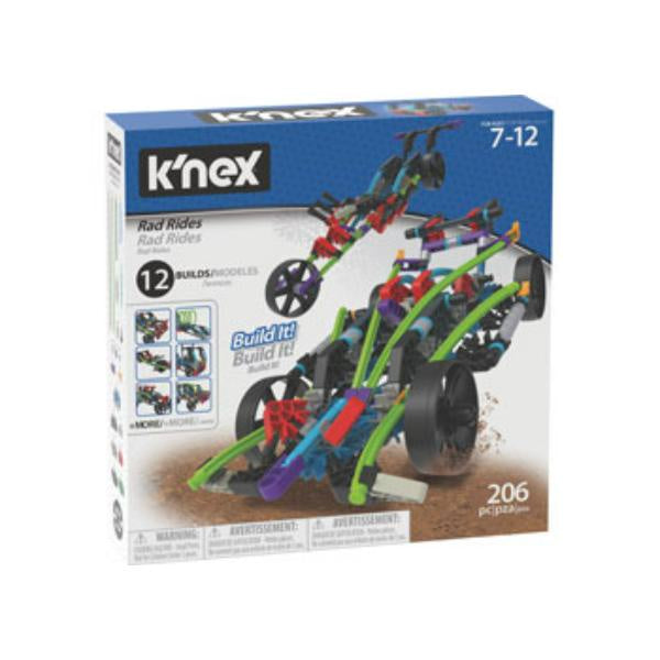 Knex - Rad Rides 206 Pieces 12 Builds