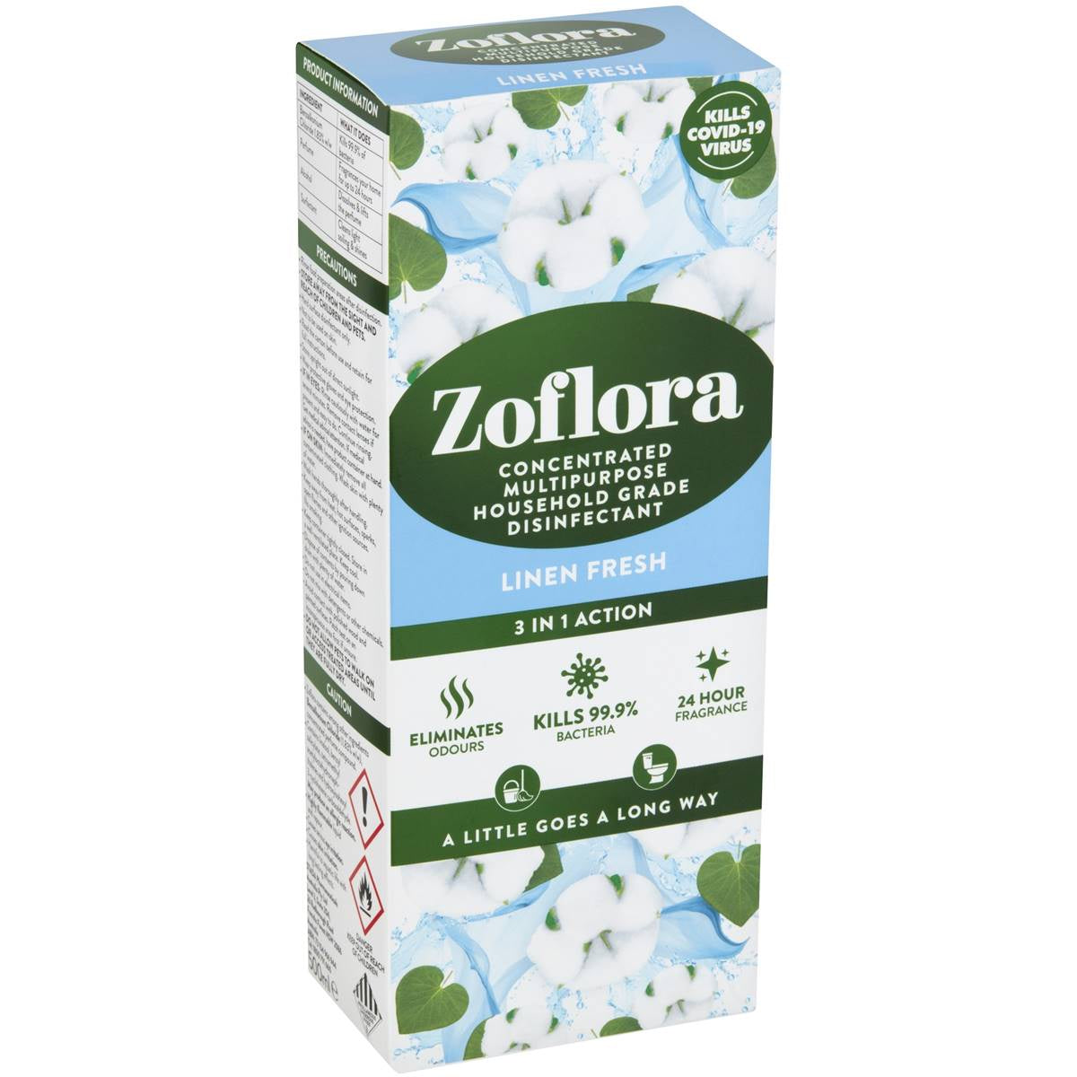 Zoflora Concentrate Multipurpose Disinfectant Linen Fresh 500ml