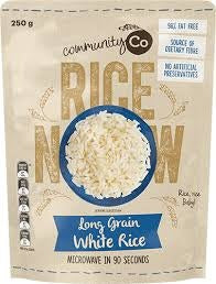 Community Co Long Grain Microwaveable Rice 250g