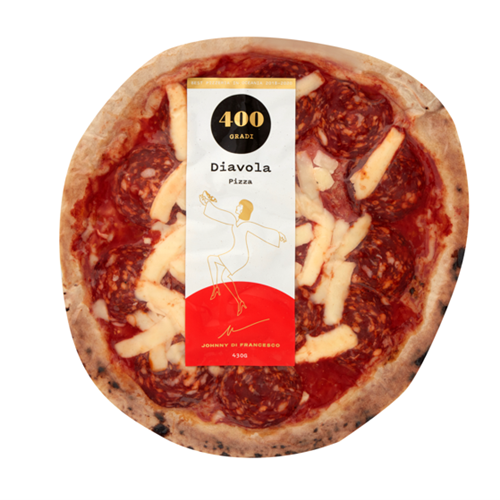 400 Gradi 11 inch Pizza Diavola Hot Salami 430g