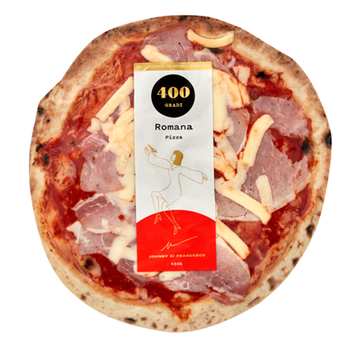 400 Gradi 11 inch Pizza Romana Ham & Cheese 450g