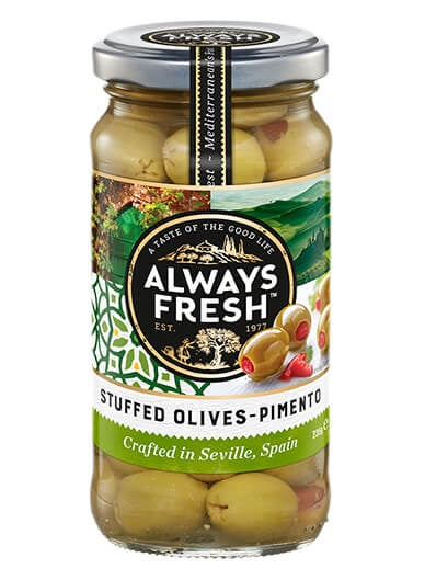 Always Fresh Stuffed Olives Pimento 700g