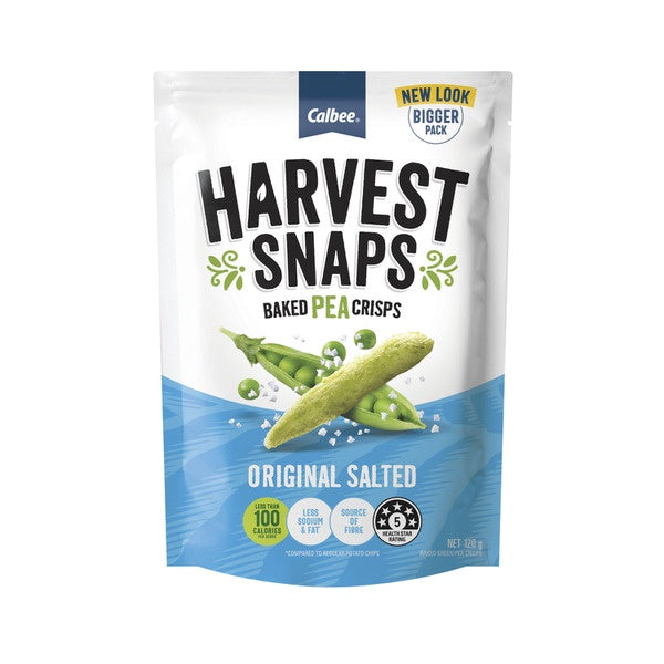 Harvest Snaps Baked Pea Crisps Original Salted 120g