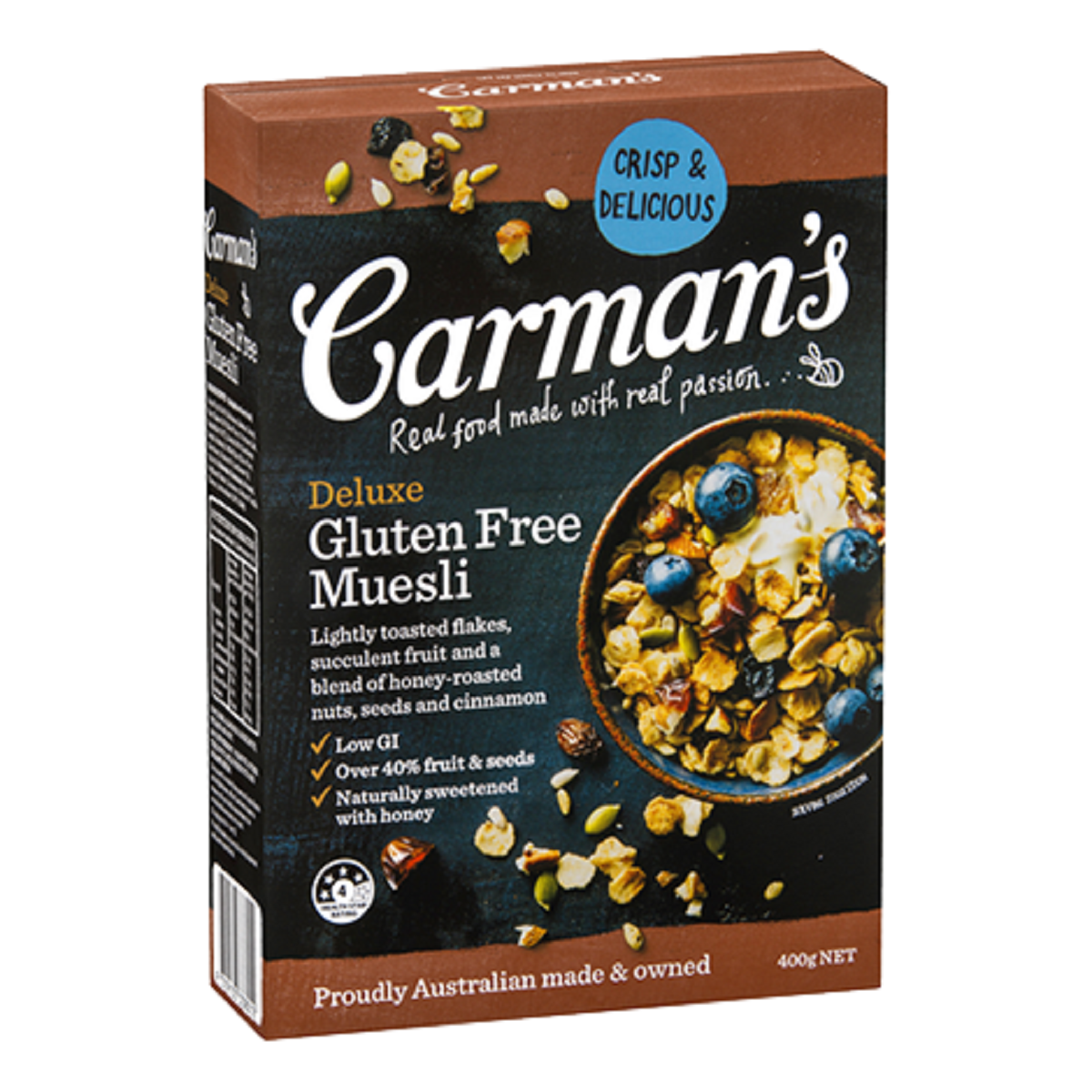 Carman's Deluxe Fruit Muesli Gluten Free 400g