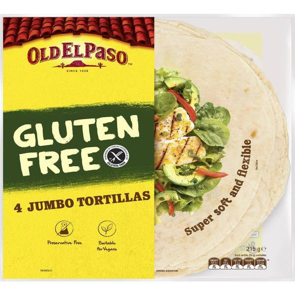 Old El Paso Tortilla Gluten Free 215g