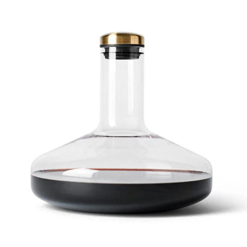 AUDO Copenhagen Wine Breather Deluxe with Brass Lid WAS $255.00 NOW $94.00
