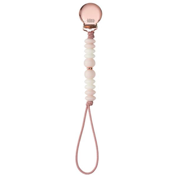 Adora Blush Ombre Girls Pacifier Clip