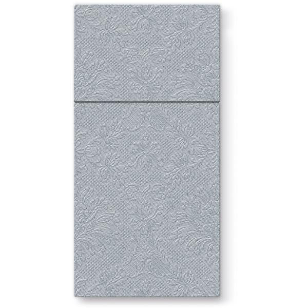 Airlaid pocket inspiration classic silver 25pk