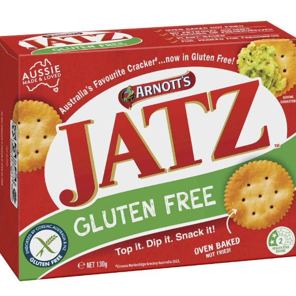 Arnott's Gluten Free Jatz Biscuits 130g