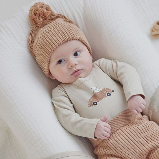 Aster & Oak Cocoa Knit Beanie Medium