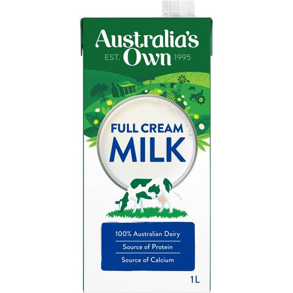 Australia's Own Full Cream Milk 1L