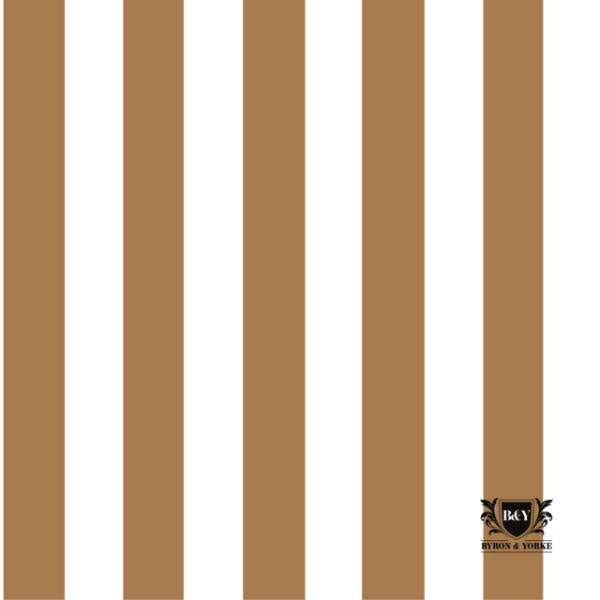 B&Y Gold Stripe Cocktail Napkin 20pk