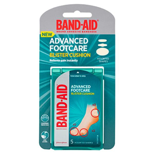 Band Aid Advanced Footcare Blister 5pk