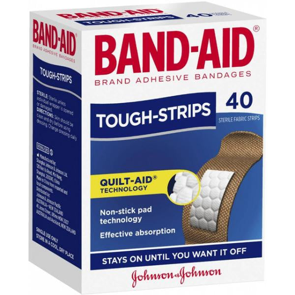 Band-Aid Tough Strips Regular 40pk