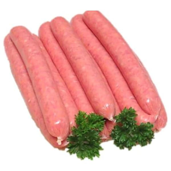 Beef Sausages Thin 500-700g Tray $18.60/kg (WEBSITE ONLY)