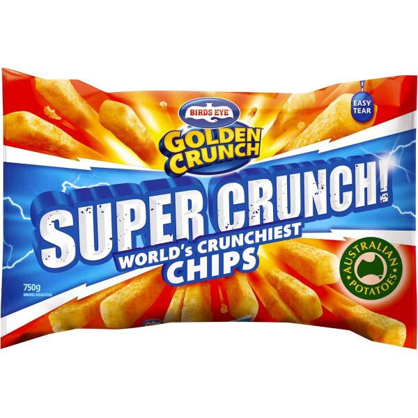 Birds Eye Golden Super Crunch Chips 750g