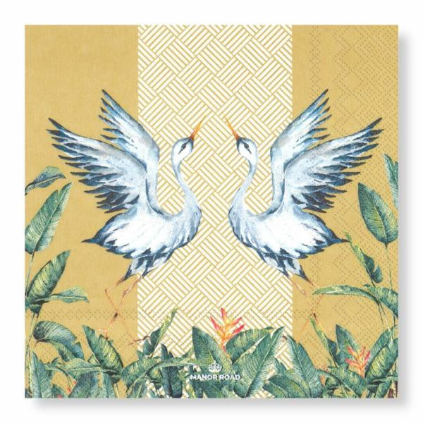 Birds Of Paradise Napkins - Cocktail