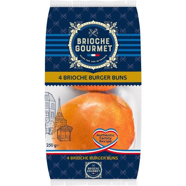 P. Bon Appetit Brioche Burger Buns 4 Pk 200g