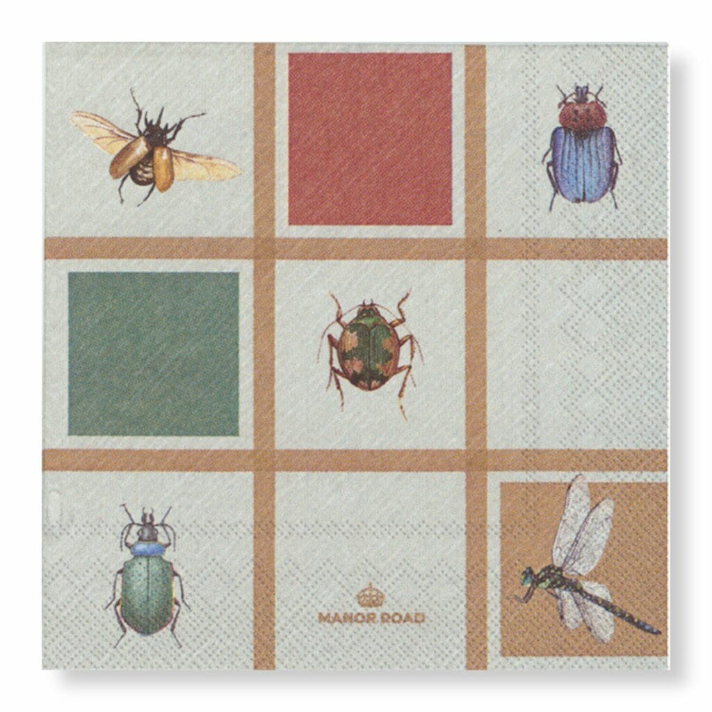 Bugs & Beetles - Cocktail Napkin