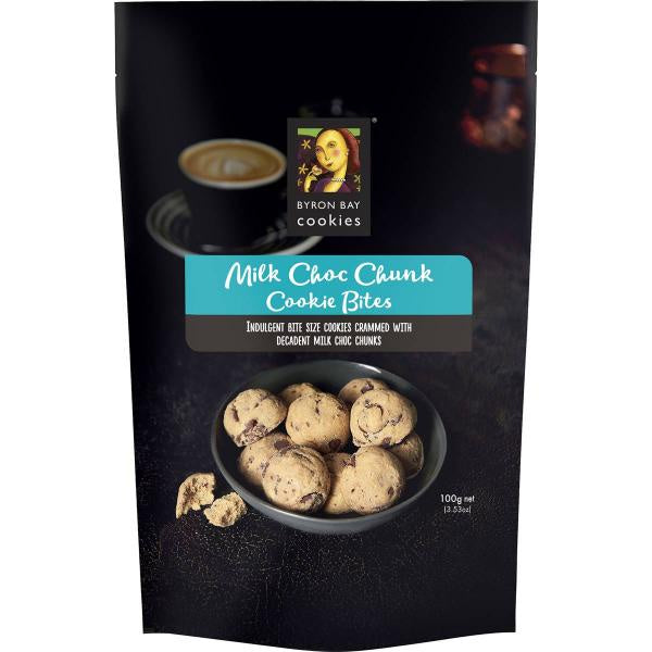 Byron Bay Milk Chocolate Chunk Cookie Bites 100g