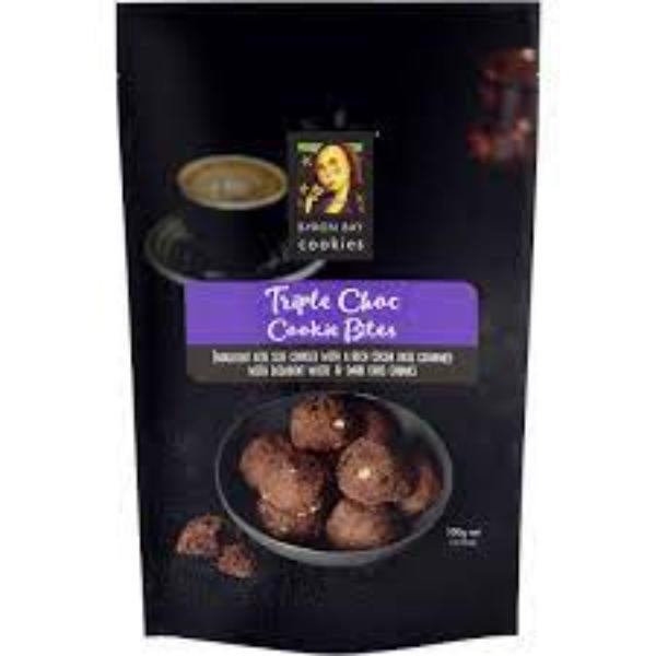 Byron Bay Triple Choc Cookie Bites 100g