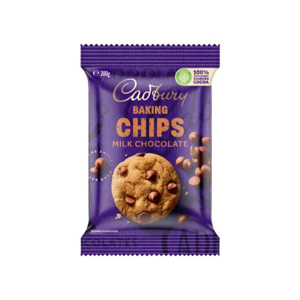 Cadbury Baking Chips Milk Choc 200g