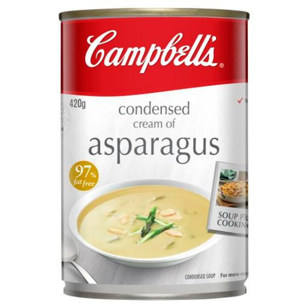 Campbell's Condensed Soup Cream Of Asparagus 420g