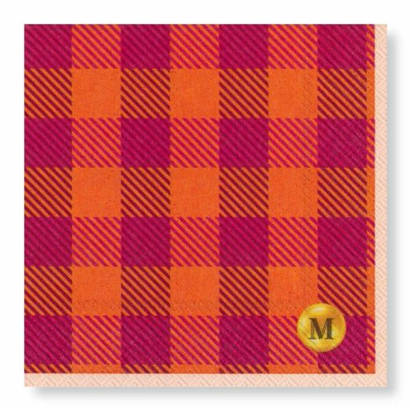 Candy Gingham Napkins - Cocktail