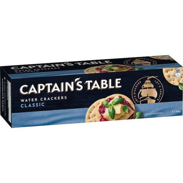 Captains Table Classic Crackers 125g