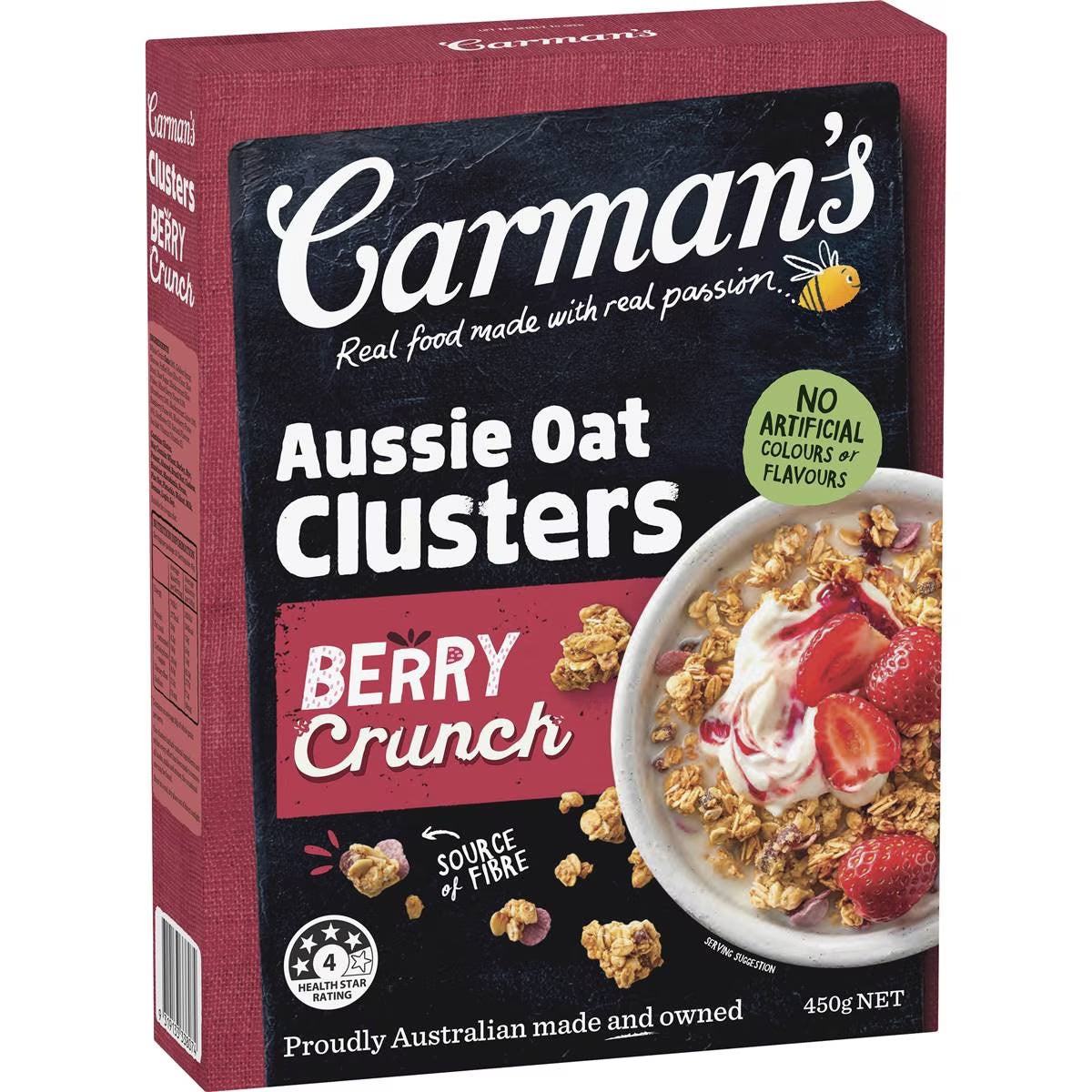 Carman's Oat Clusters Berry Crunch 450g