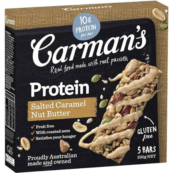 Carman's Salted Caramel Nut Butter Protein Bars 5pkt (GF)