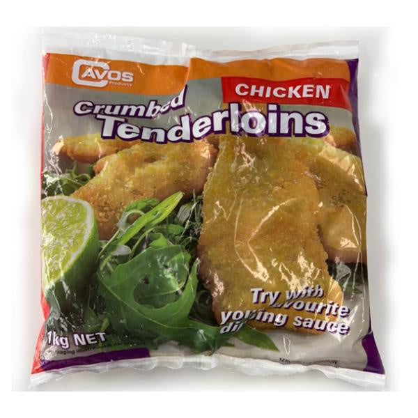 Cavos Crumbed Chicken Tenderloins 1kg