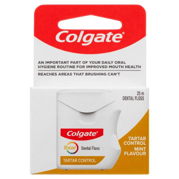 Colgate Total Tartar Control Dental Floss 25m