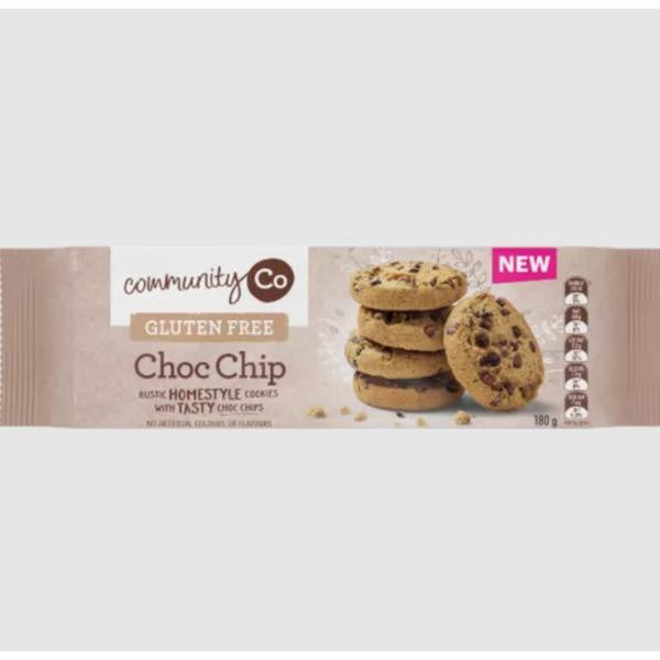 Community Co Gluten Free Choc Chip Cookies 180g