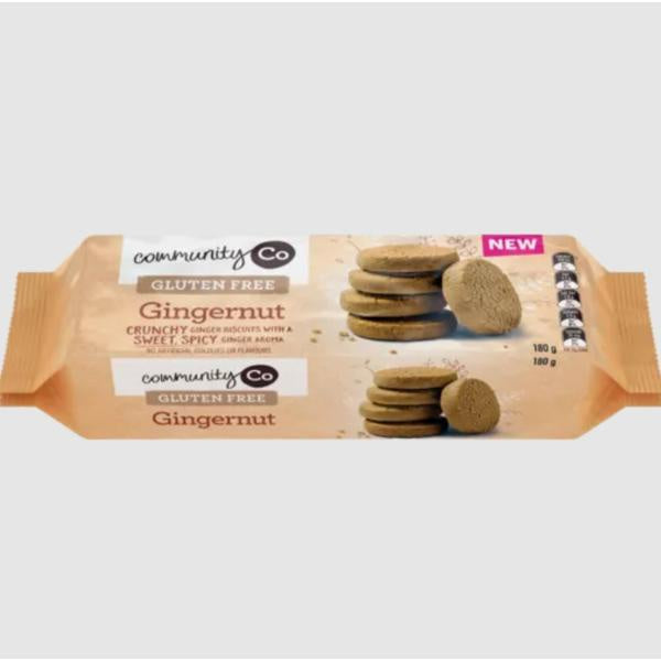 Community Co Gluten Free Ginger Nut 180g