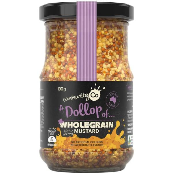 Community Co Wholegrain Mustard 90g