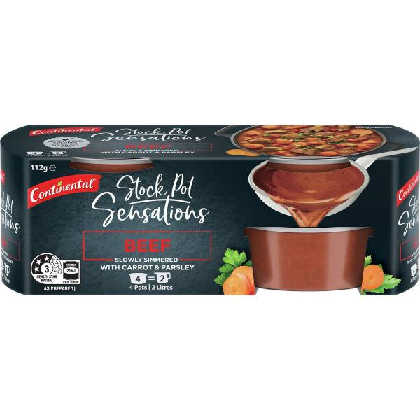 Continental Sensations Stock Pot Beef 28g x 4 pk