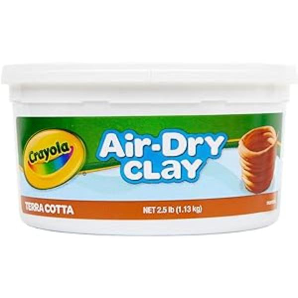 Crayola 1.13kg Air Dry Clay In Tub - Terracotta