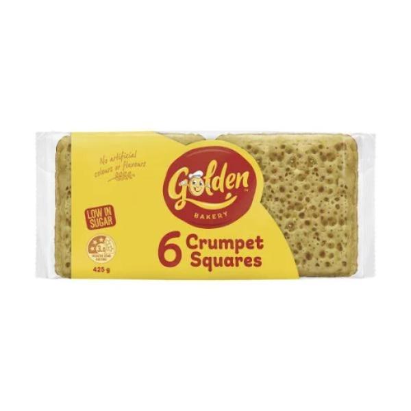 Y. Crumpet Golden Squares 425g 6pkt