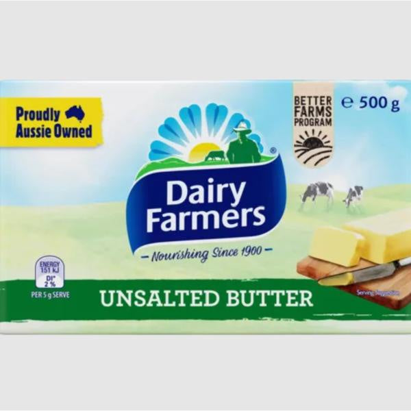 Dairy Farmers Unsalted Butter 500g