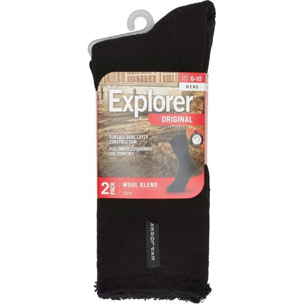 Explorer Sock Original Crew Black