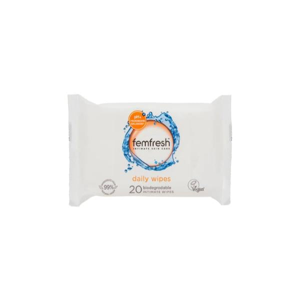 Femfresh Feminine Wipes 20pk