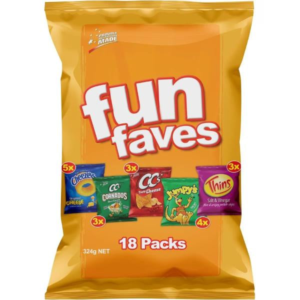 Fun Faves Variety Multipack Chips 18pk