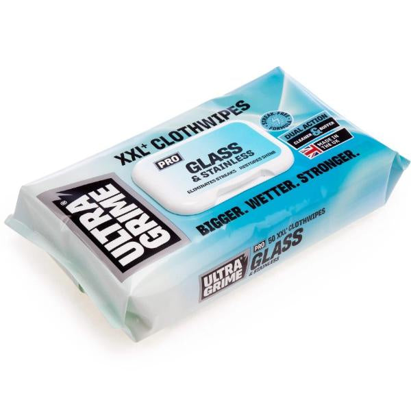 Glass & Stainless Steel Ultragrime Wipe XXL 50 pack