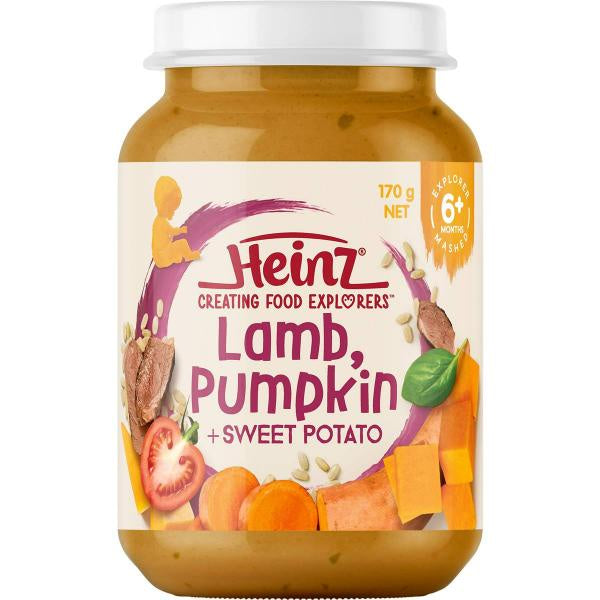 Heinz Lamb, Pumpkin & Sweet Potato 6mths+ 170g