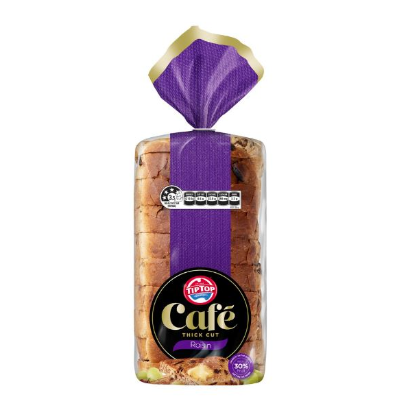 U. Tip Top Café Raisin Bread Thick 650g