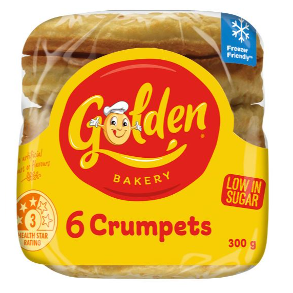 Y. Golden Crumpets Round 6pkt